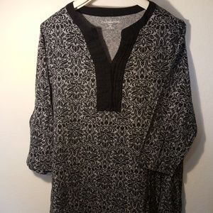 Summer weight 3/4 sleeve top